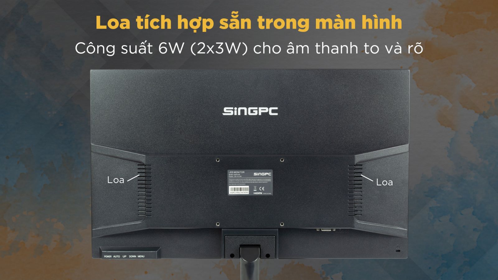 Màn hình SingPC LED 18.5 inch (SGP185S)