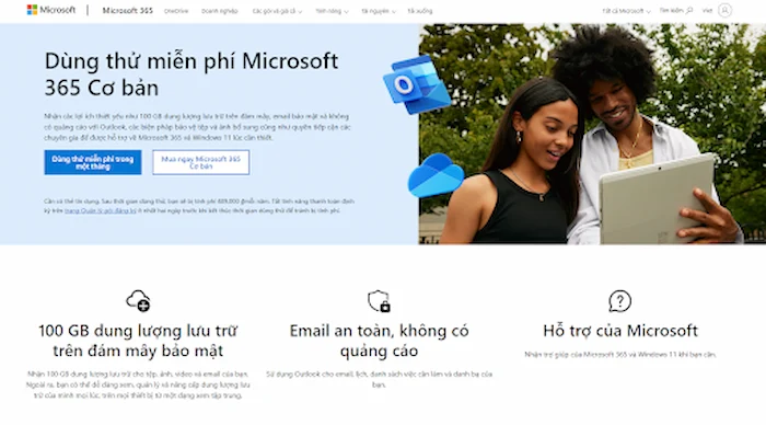 Hướng dẫn dùng thử Microsoft 365 miễn phí 30 ngày tại HVN Group