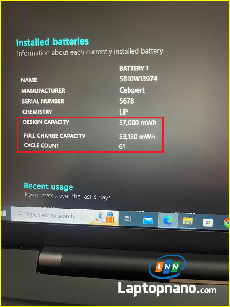 Hướng dẫn chi tiết cách kiểm tra dung lượng pin trên laptop win 10-11
