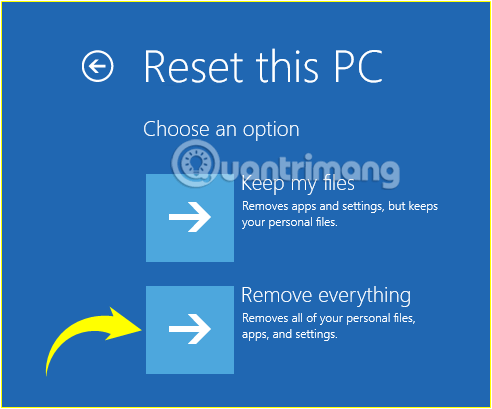 Reset Windows 10 về trạng thái ban đầu