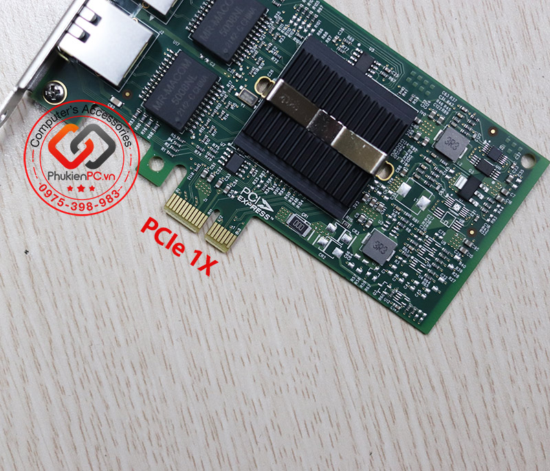 Card mạng LAN 1GB giá rẻ cho PC, giao tiếp PCIe dùng cho các loại main