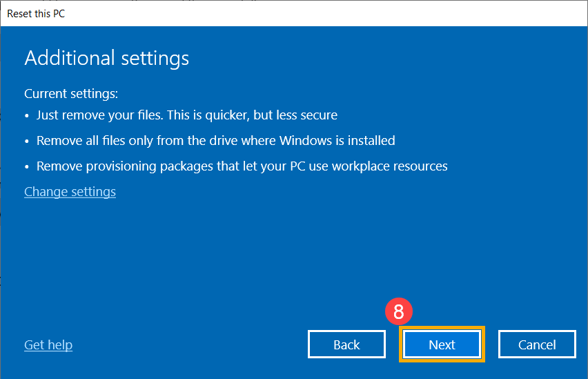 [Windows 11/10] Cách Reset (Cài đặt lại) Hệ điều hành