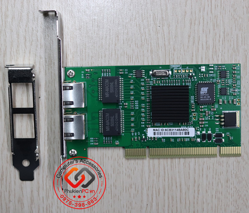 Card mạng LAN 1GB giá rẻ cho PC, giao tiếp PCIe dùng cho các loại main