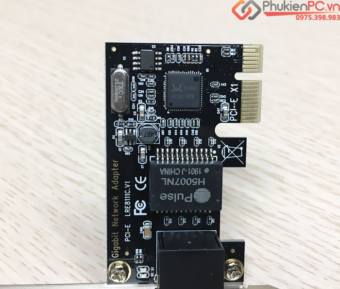 Card mạng LAN 1GB giá rẻ cho PC, giao tiếp PCIe dùng cho các loại main