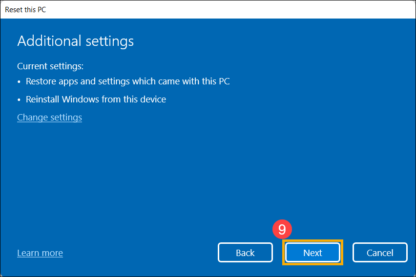 [Windows 11/10] Cách Reset (Cài đặt lại) Hệ điều hành