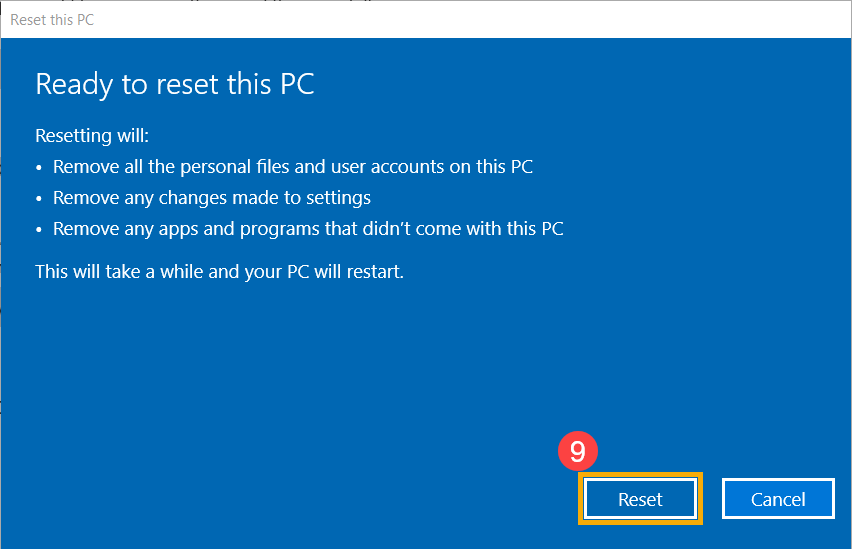 [Windows 11/10] Cách Reset (Cài đặt lại) Hệ điều hành