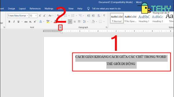 Cách giãn chữ trong Word- Hướng dẫn chi tiết đơn giản nhất