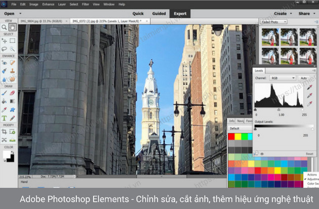 VIETRAVEL ACADEMY MÁCH BẠN 5 PHẦN MỀM PHOTOSHOP XỊN NHẤT