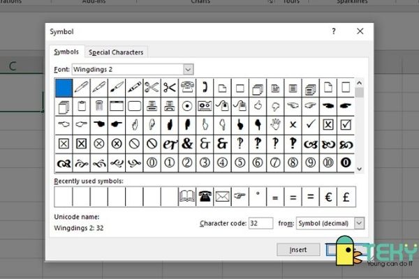 Cách thêm ký hiệu trong excel với sự đơn giản nhất