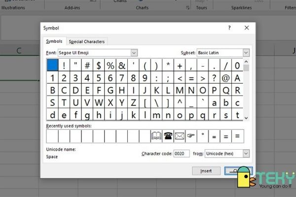 Cách thêm ký hiệu trong excel với sự đơn giản nhất