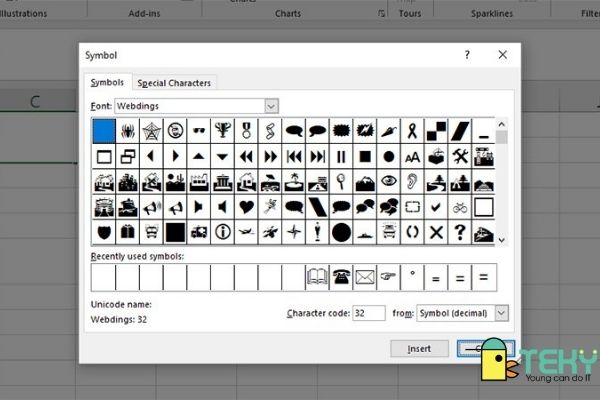 Cách thêm ký hiệu trong excel với sự đơn giản nhất