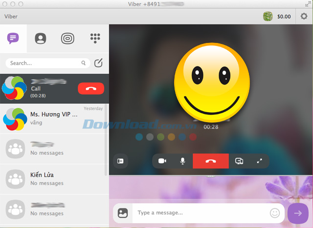 Viber cho Mac 24.0.1 Phần mềm gọi điện, gửi tin nhắn miễn phí cho Mac