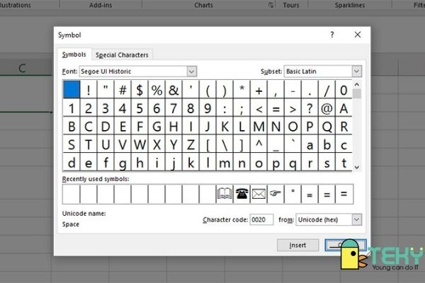Cách thêm ký hiệu trong excel với sự đơn giản nhất