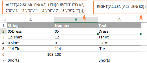 Làm thế nào để tách chuỗi văn bản trong Excel theo dấu phẩy, khoảng trắng, ký tự xác định