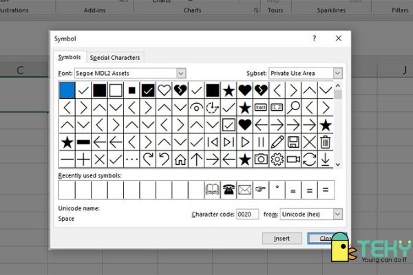 Cách thêm ký hiệu trong excel với sự đơn giản nhất