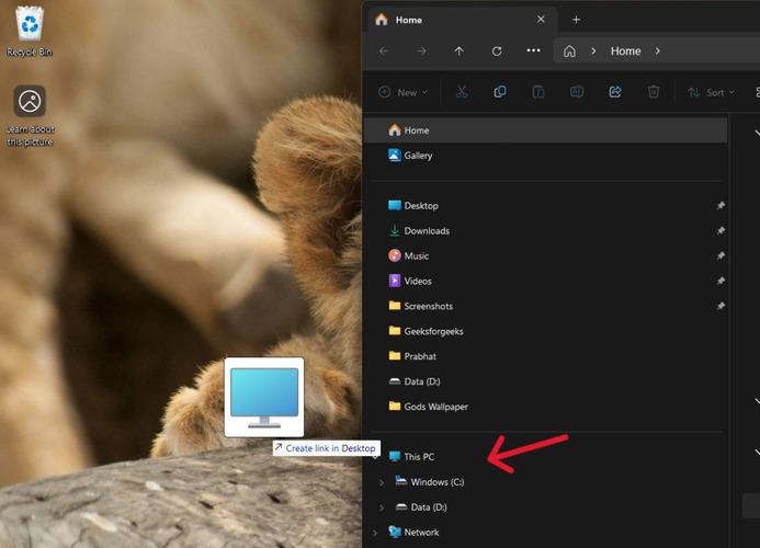 How to Get ‘This PC’ Icon On Desktop in Windows 11?