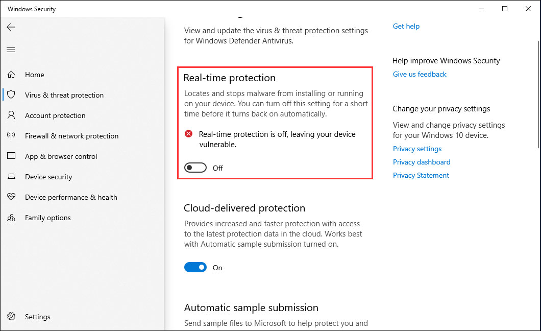 [Solution] How to Disable Windows Defender Antivirus on Win 10