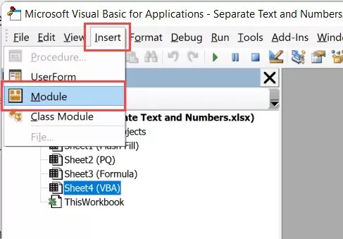 Cách tách biệt văn bản và số trong Excel