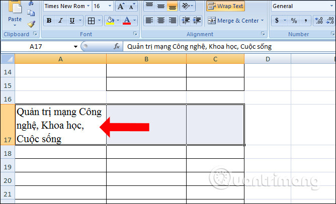 Cách căn đều chữ trong ô trên Excel