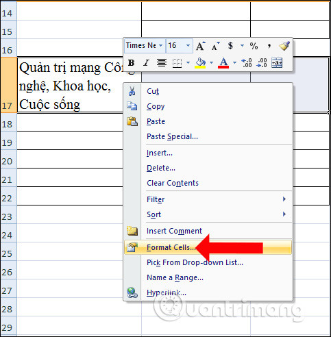 Cách căn đều chữ trong ô trên Excel