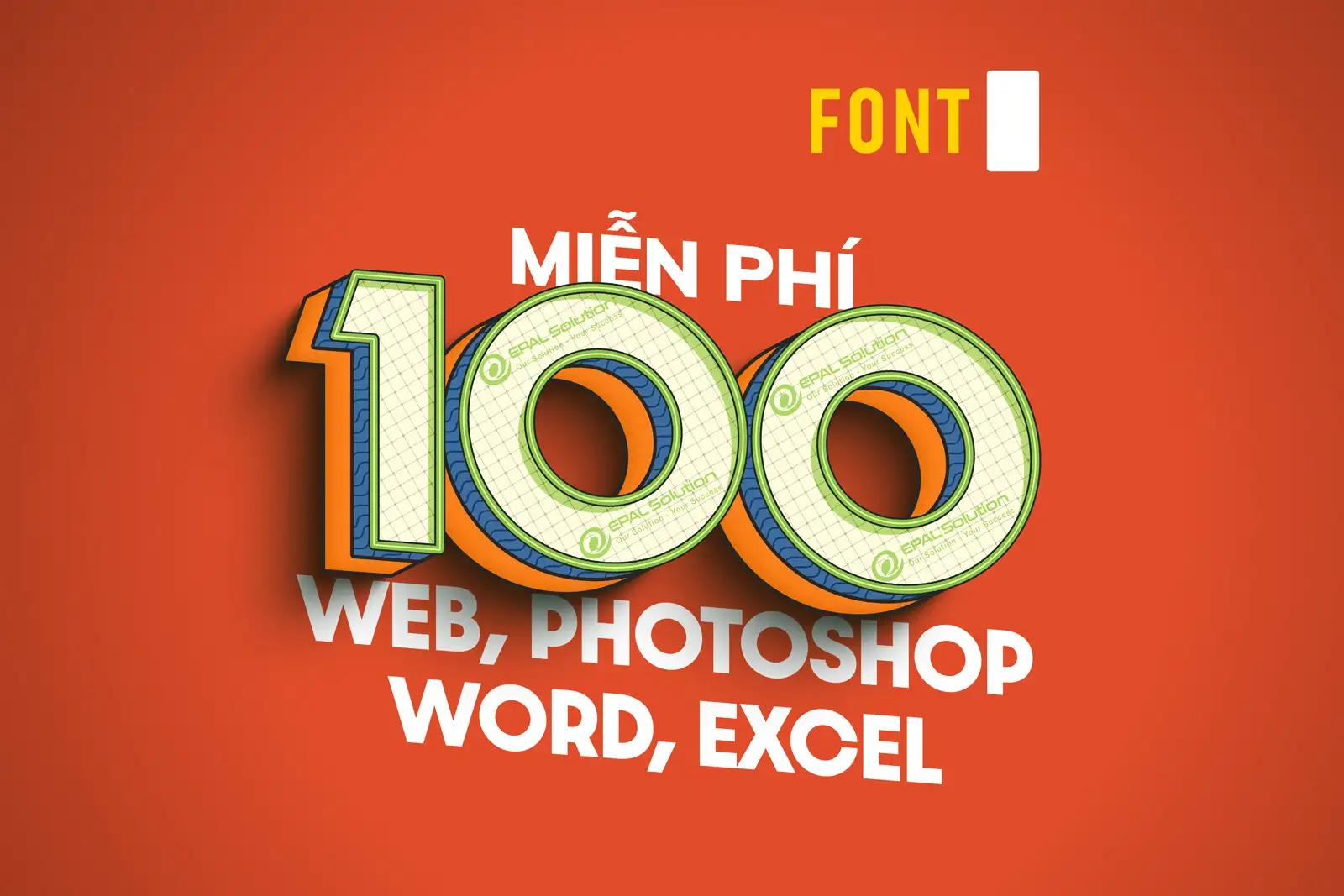 Tải hơn 100 font chữ đẹp miễn phí cho thiết kế website, đồ họa Photoshop và Office Powerpoint, Word, Excel