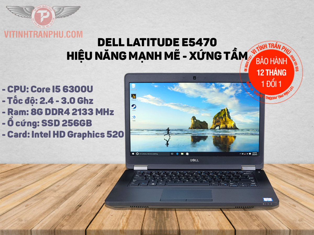 Laptop Dell Latitude E5470 - Core i5 6300u