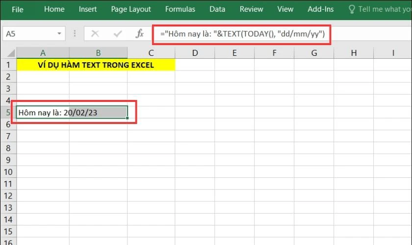 Cách dùng hàm TEXT trong Excel đơn giản, dễ hiểu nhất