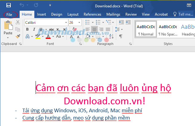 Microsoft Office 2016 2202 (16.0.14931.20132) Bộ ứng dụng văn phòng 2016 cho Windows