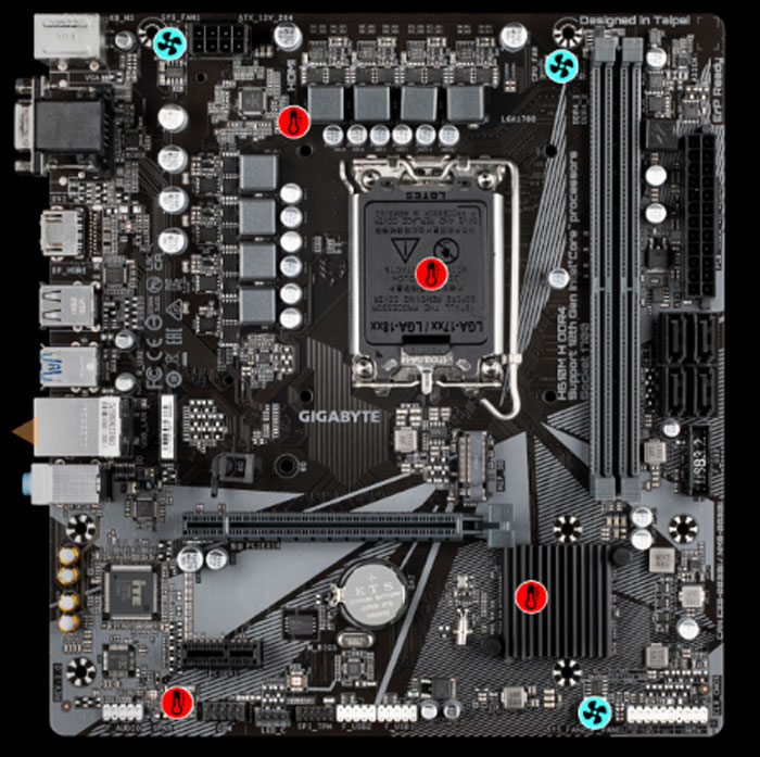 Mainboard Gigabyte H610M H V2 DDR4