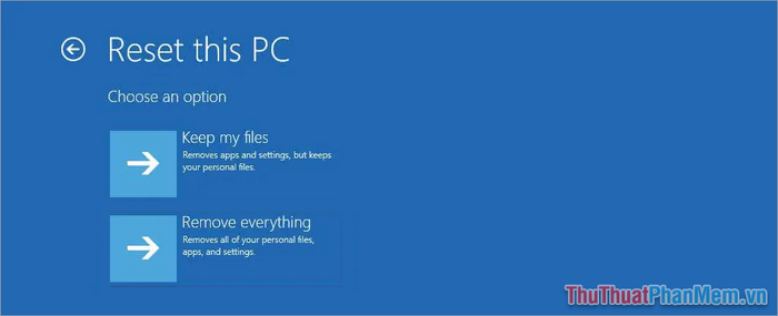 Reset Windows 11 - Khôi phục lại hệ điều hành như mới cài