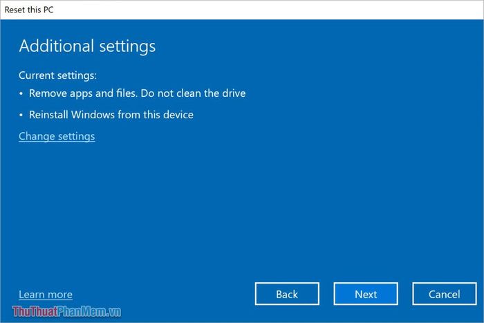 Reset Windows 11 - Khôi phục lại hệ điều hành như mới cài