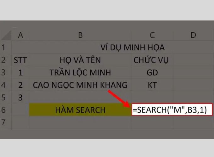 Hàm tìm kiếm trong Excel: Hướng dẫn chi tiết từ A - Z