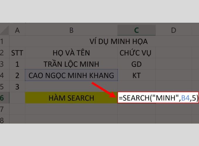 Hàm tìm kiếm trong Excel: Hướng dẫn chi tiết từ A - Z