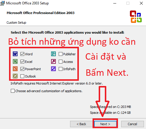 Download Microsoft Office 2003 full crack miễn phí 100%