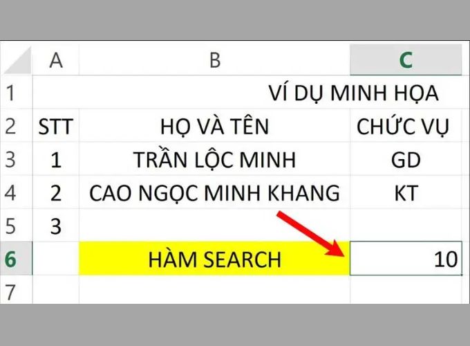 Hàm tìm kiếm trong Excel: Hướng dẫn chi tiết từ A - Z