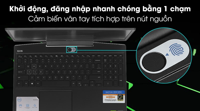 Laptop Dell Gaming G5 5500 (Intel Core i7-10750H | Ram 16GB | SSD 512GB | GTX 1660Ti 6GB | 15.6″ FHD IPS)