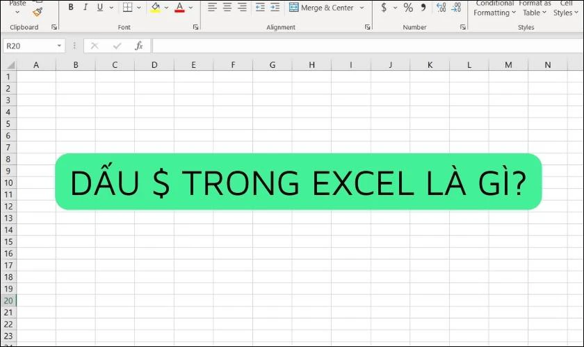 Dấu $ trong Excel: Mẹo cố định tuyệt đối vùng dữ liệu trong Excel