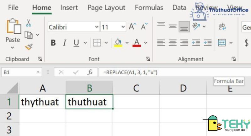 Hướng dẫn sử dụng hàm replace trong excel từ A đến Z