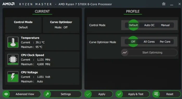 Hướng dẫn undervolt giảm nhiệt độ CPU