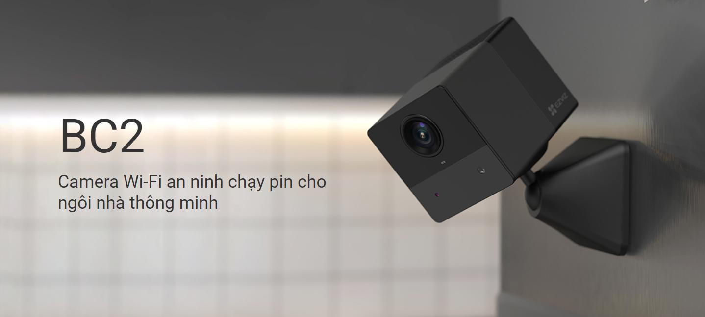 Camera Ezviz BC2 chạy bằng PIN chuyên dụng xem không cần mạng Wifi