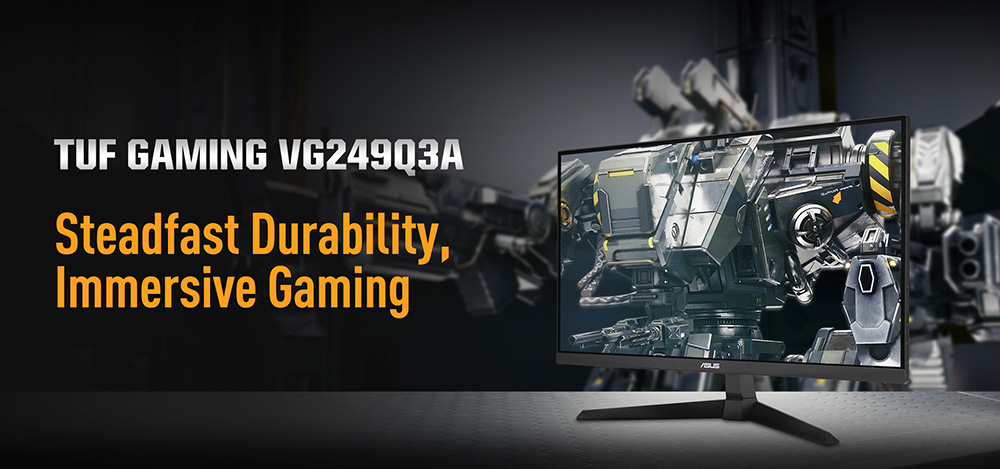 Màn Hình Gaming ASUS TUF VG249Q3A (23.8 inch - FHD - Fast IPS - 180Hz - 1ms - ELMBSync - GSync - FreeSync)