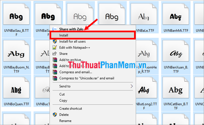 Bí quyết đơn giản thêm font chữ vào Photoshop