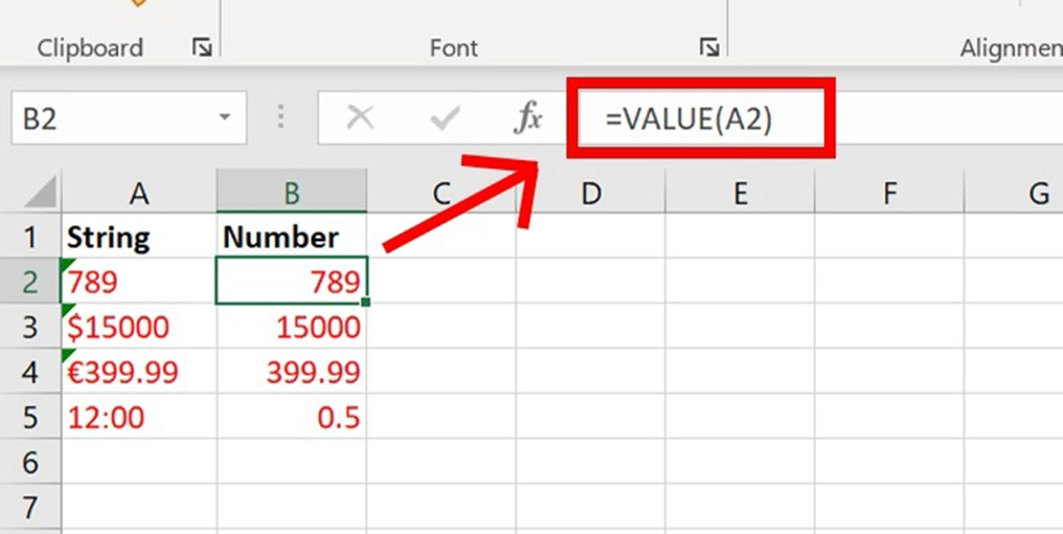 Cách sử dụng hàm VALUE trong Excel: Lấy số trong chuỗi ký tự cực dễ